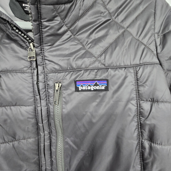 Patagonia radalie Women's grey Quilted midi leghnth puffer parka Jacket Medium - Picture 4 of 8